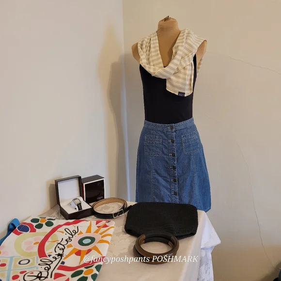 PATAGONIA summer high quality serged edge scarf wrap - Picture 9 of 17